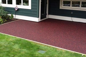 Rubber Stone Installations for Patios and Decks in Vancouver